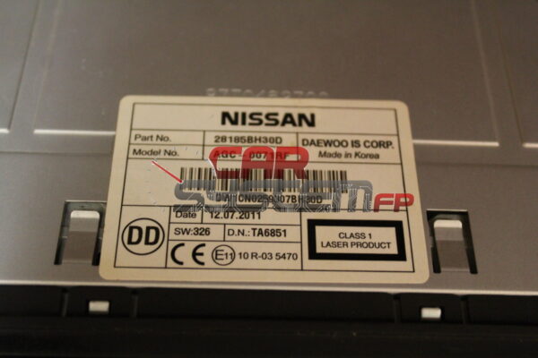 28185BH30D Reparatur Autoradio Qashqai / Juke