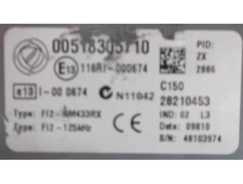 Body Computer Fiat Punto 518305710 00518305710