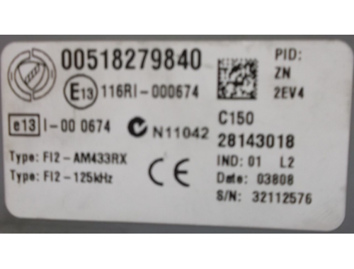 Body Computer Fiat 500 518279840