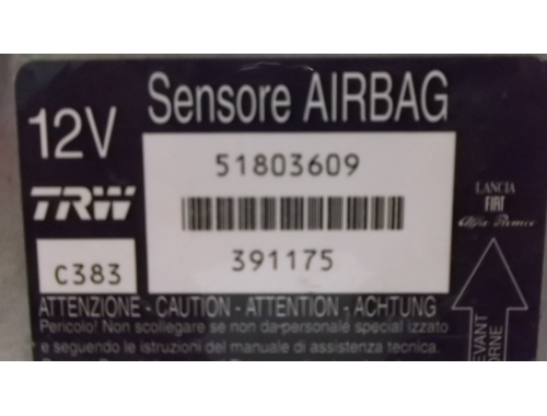 Centralina Airbag Fiat Panda 51803609