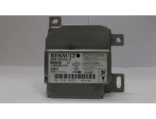 Centralina Airbag Renault Clio 2 BOSCH:0285001415
