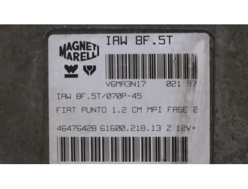 Centralita de motor Fiat Punto MAGNETI MARELLI:IAW8F.5T