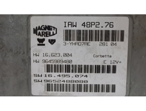 Motorsteuergerät Peugeot 206 MAGNETI MARELLI IAW48P2.76 HW 16.623.004
