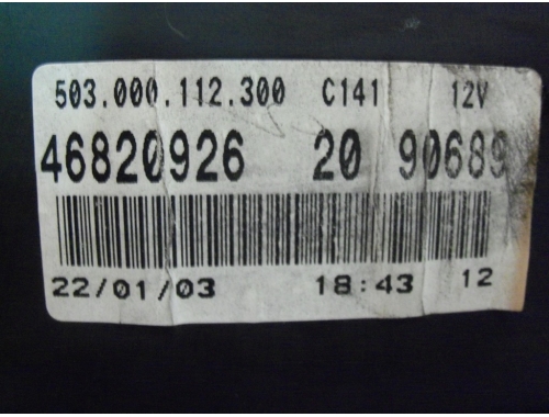Quadro Strumenti Fiat Punto 46820926
