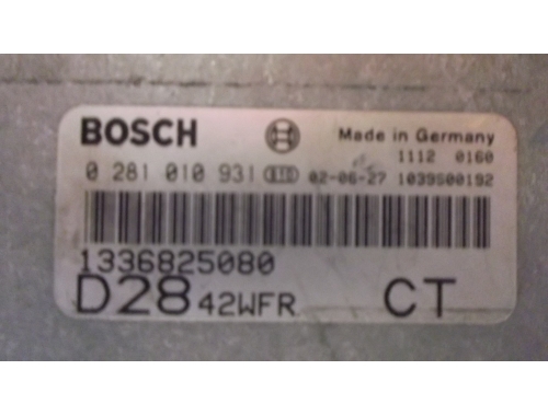 Motorsteuergerät FIAT DUCATO BOSCH 0281010931