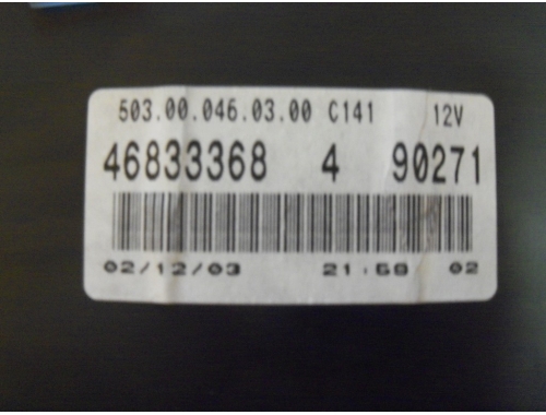 Combiné d'instruments Fiat Punto 46833368
