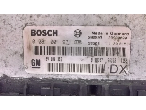 Motorsteuergerät Opel Astra BOSCH:0281001971
