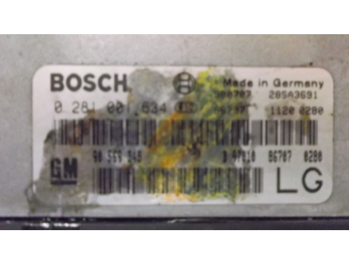 Centralina Motore Opel Vectra B BOSCH:0281001634 90569348