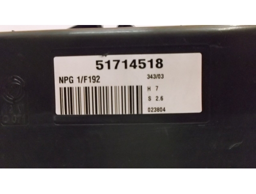 Centralita de cierre centralizado Fiat Stilo 51714518