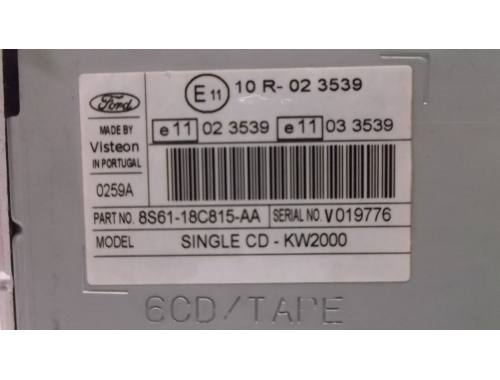 Autorradio Ford Fiesta