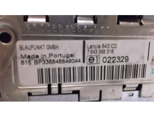 Autoradio Lancia Ypsilon 7643388316
