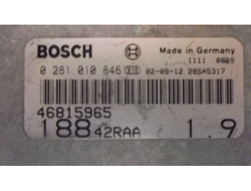 Centralina Motore Fiat Punto BOSCH:0281010846