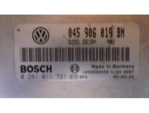 Centralita de motor Volkswagen Fox BOSCH 0281011721