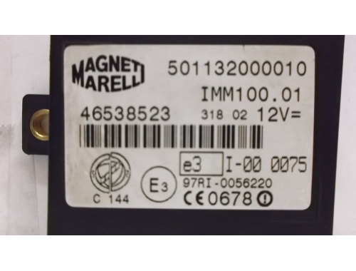 CODE-Steuergerät Alfa Romeo 156 MAGNETI MARELLI:46538523