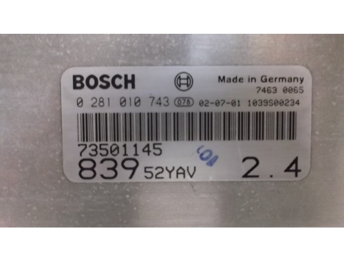 Centralita de motor Lancia Lybra BOSCH:0281010743