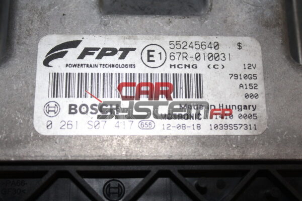 Calculateur moteur Lancia Delta 1.4L 16TJET BOSCH 0261S07417 55245640