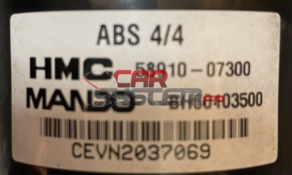 58910-07300 Réparation ABS KIA Picanto 2003 < 2011
