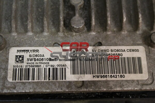 5WS40610B-T SIEMENS VDO Motorsteuergerät CITROEN C8 / PEUGEOT 807