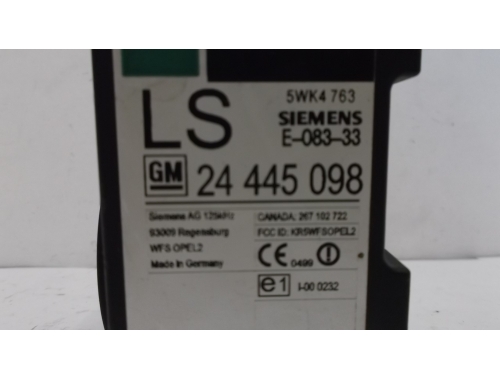CODE-Steuergerät Opel Zafira SIEMENS:24445098