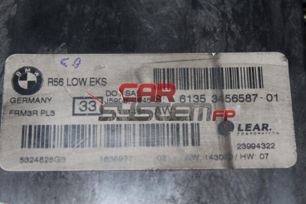 5324828G3 61353456587-01 Module FRM3 MINI COOPER (R56)