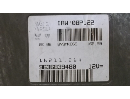 Centralita de motor Peugeot 806 MAGNETI MARELLI:IAW08P.22
