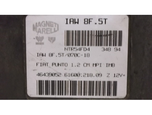 Motorsteuergerät Fiat Punto MAGNETI MARELLI:IAW8F.5T