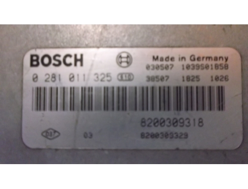Motorsteuergerät Renault Laguna BOSCH:0281011325