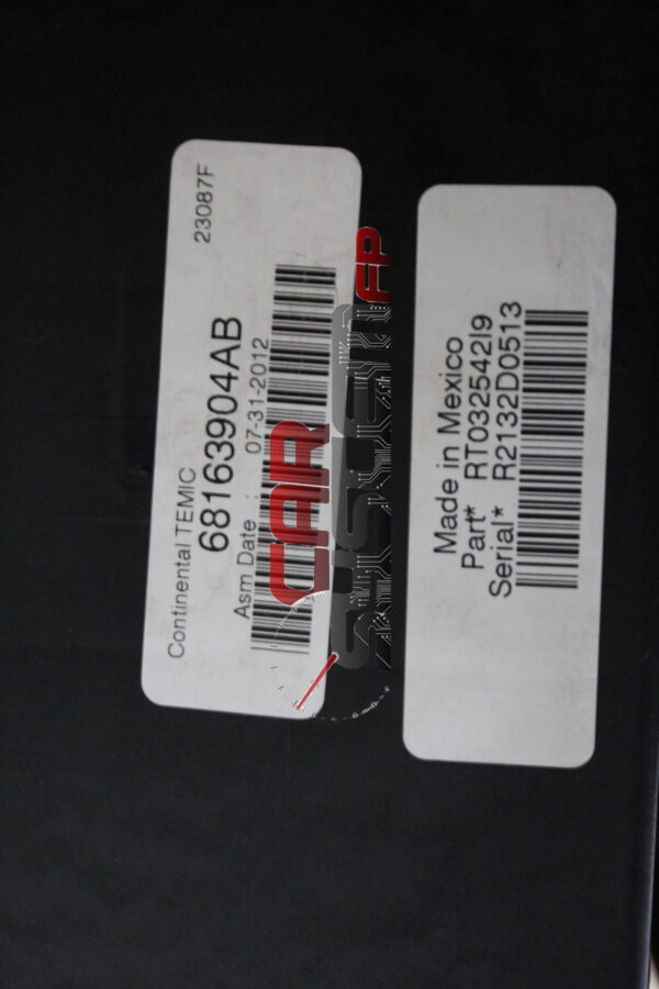 Sicherungskasten DODGE CARAVAN 2013 68163904AB CONTINENTAL