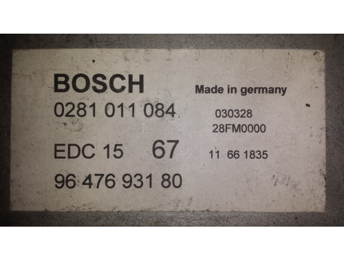 Motorsteuergerät Citroen Xsara Picasso BOSCH:0281011084
