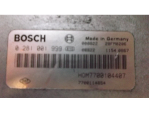 Centralina Motore Peugeot 807 BOSCH:0281011133
