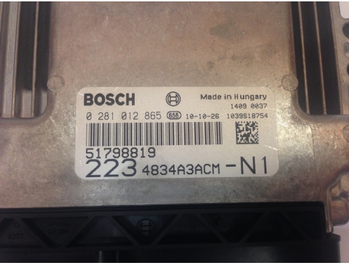 Motorsteuergerät Fiat Doblò BOSCH 0281012865