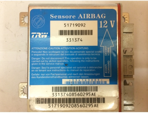Centralina Airbag Fiat Punto 51719092