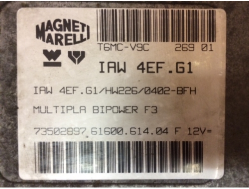 Motorsteuergerät Fiat Multipla MAGNETI MARELLI:IAW 4EF.G1