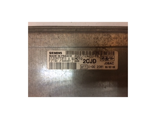 Centralita de motor Ford Fiesta SIEMENS:6S61-12A650-FD