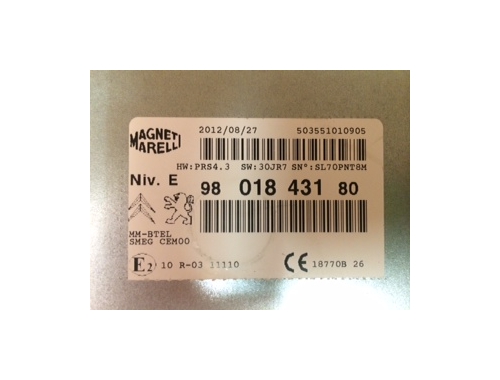 Autoradio Peugeot 208 MAGNETI MARELLI:503551010905