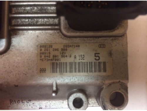 Motorsteuergerät Fiat Punto BOSCH:0261206980