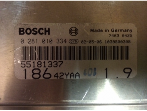 Motorsteuergerät Fiat Multipla BOSCH:0281010334