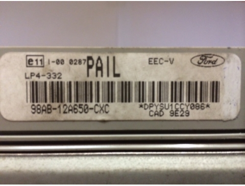 Centralina Motore Ford Focus 98AB-12A650-CXC