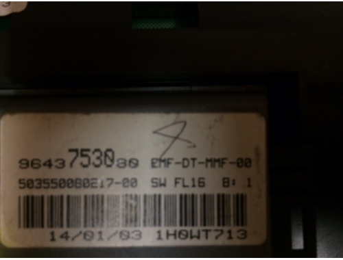Quadro Strumenti Lancia Phedra 1495451080