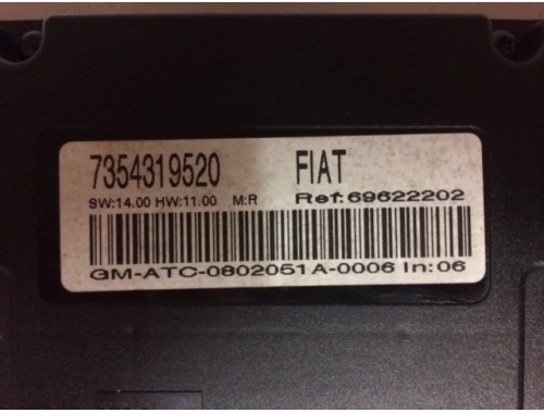 Commande de climatisation Fiat Croma 7354319520