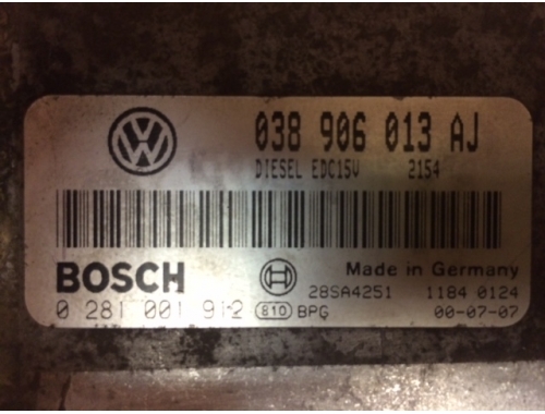 Motorsteuergerät Volkswagen Polo BOSCH:0281001912