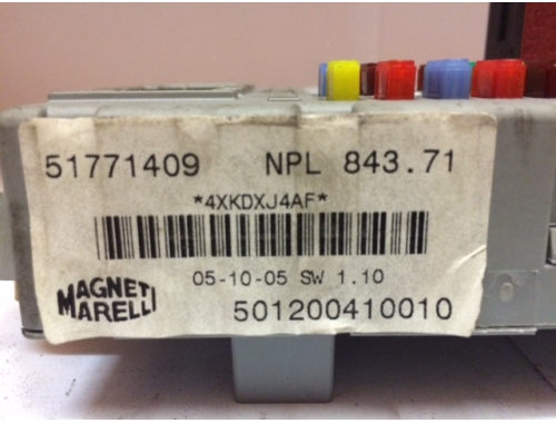 Sicherungskasten Lancia Ypsilon MAGNETI MARELLI:501200410010