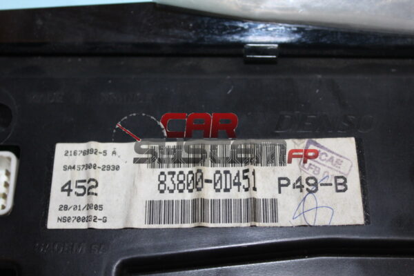 83800-0D451 Cuadro de instrumentos Toyota Yaris