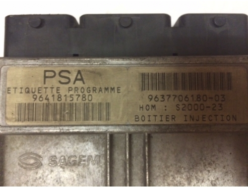 Centralita de motor Peugeot 206 SAGEM