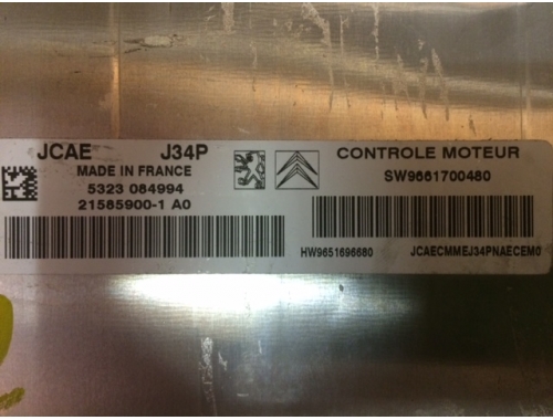 Motorsteuergerät Citroen C2 SW9661700480