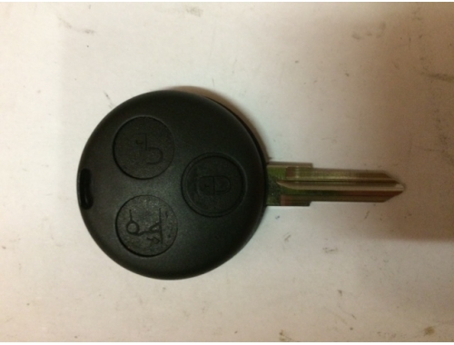 Clé avec 3 Pulsanti Télécommande Smart Fortwo 450 sans Logo