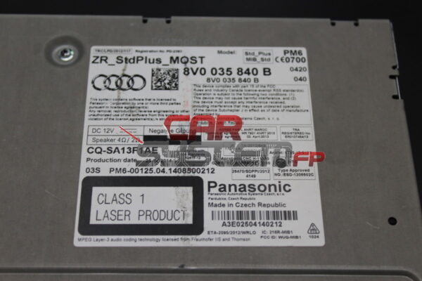 CD-Player / Navigationsgerät Audi A3 / S3 8V0035840B