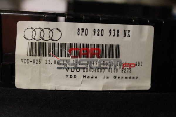 8P0920932 NX Kombiinstrument Audi A3 / S3