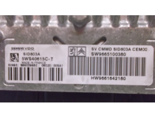 Centralina Motore Peugeot Expert SIEMENS:5WS40615C-T