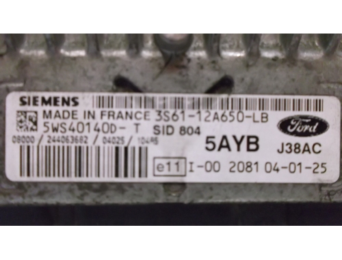 Centralina Motore Ford Fiesta SIEMENS:5WS40140D-T